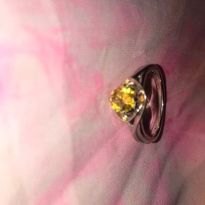 A yellow ring